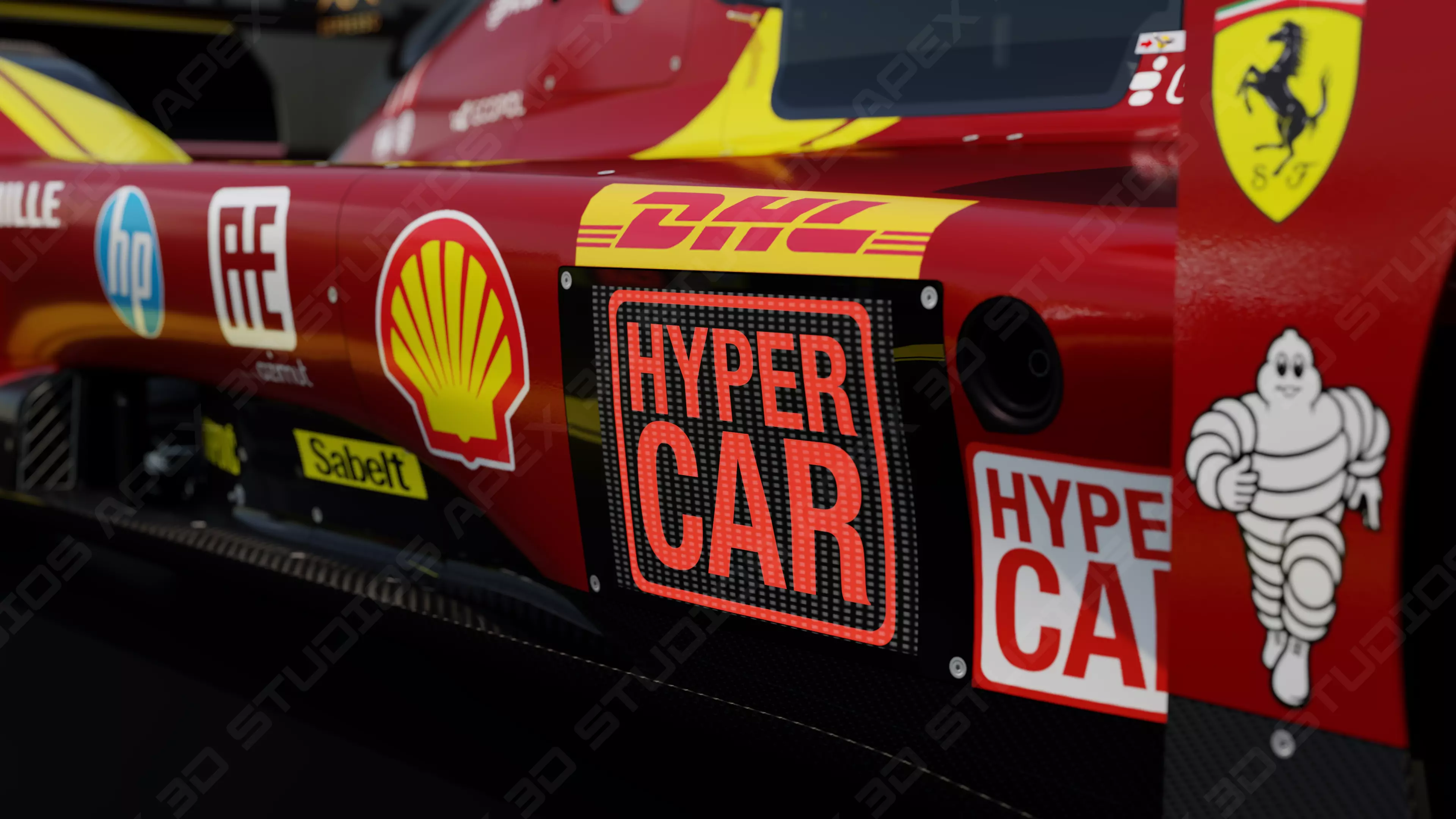 Ferrari 499P WEC 2025 - Platinum Edition 3D model_21