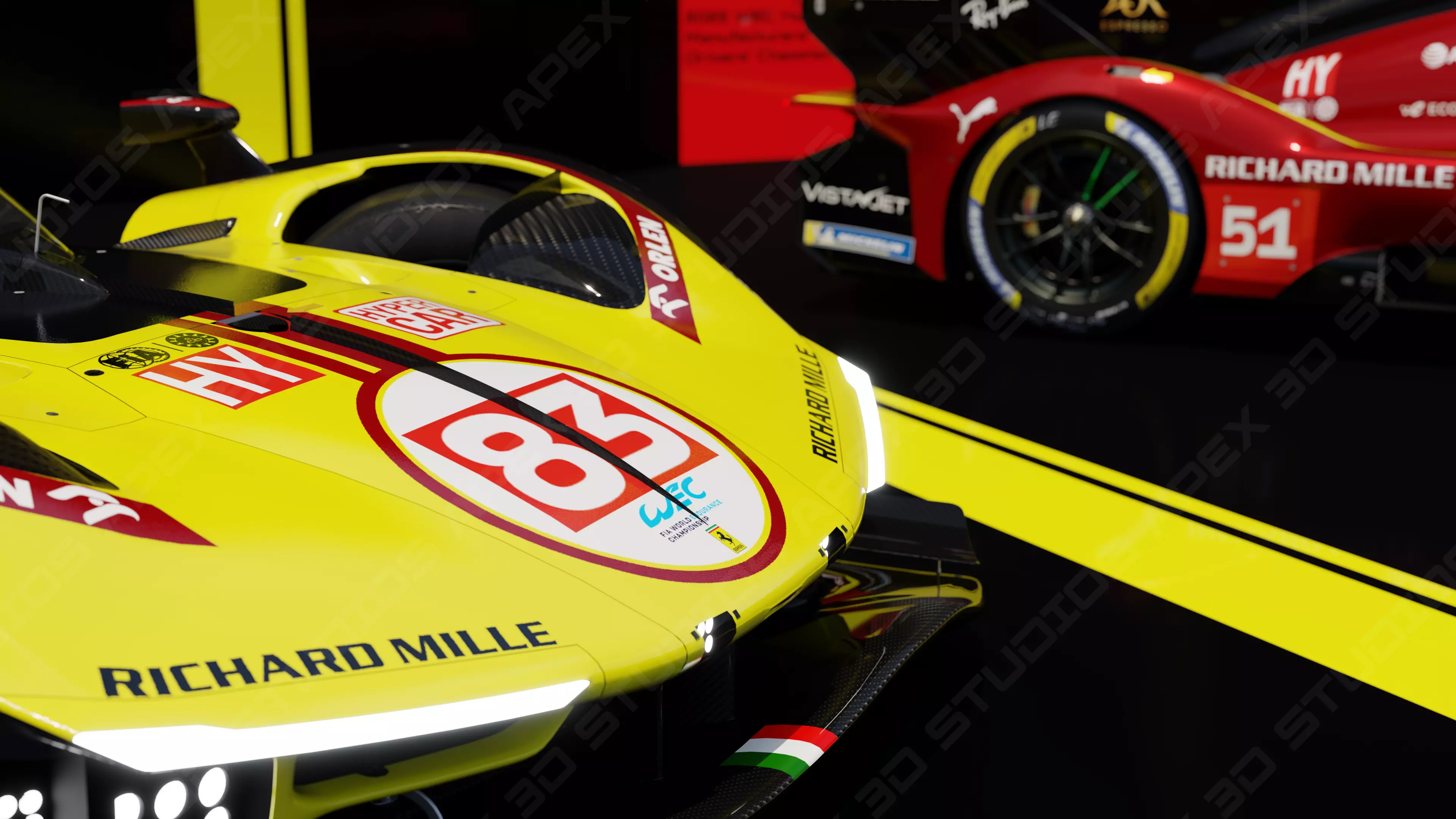 Ferrari 499P WEC 2025 - Platinum Edition 3D model_52