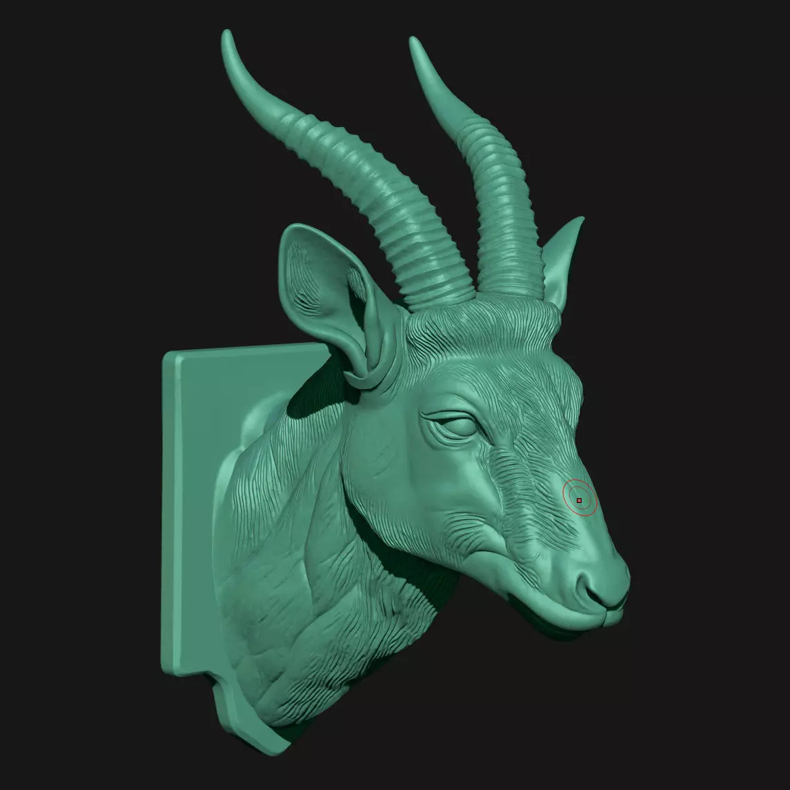 antelope 3D print model_4