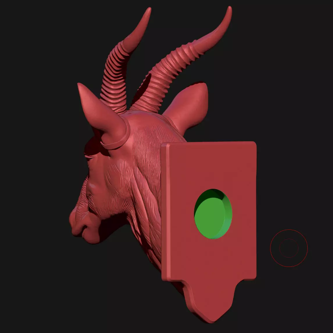 antelope 3D print model_5
