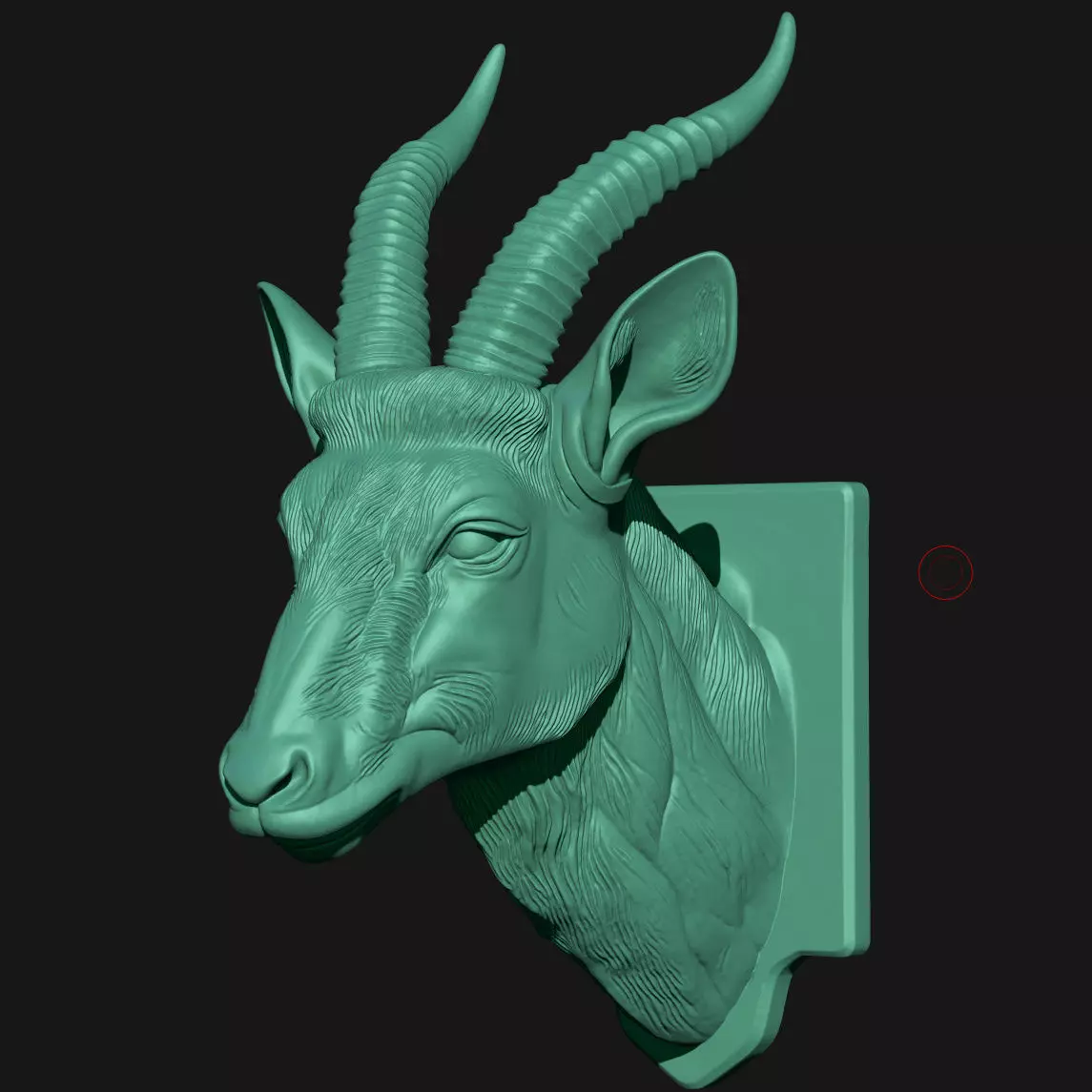 antelope 3D print model_1