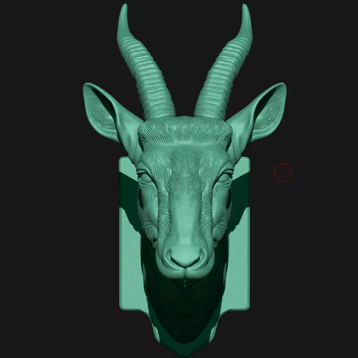 antelope 3D print model_2