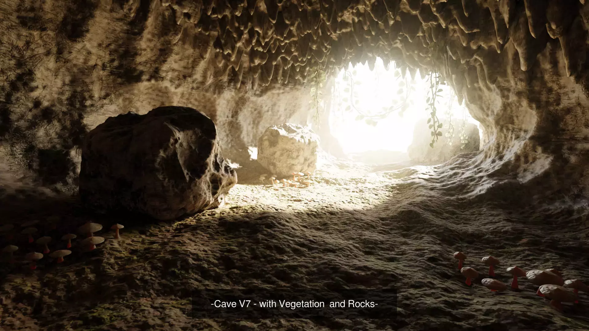 -Caves with Vegetation- 3D Model Collection_5