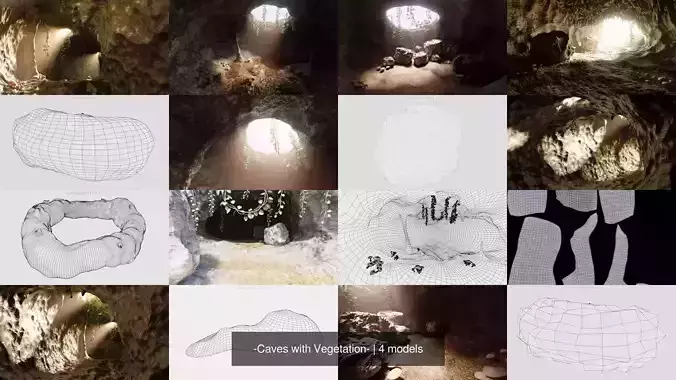-Caves with Vegetation-