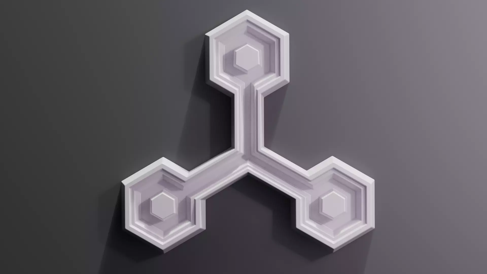 Modular Geometric Wall Panel 18 Decorative 3D Tile 3D print model_7