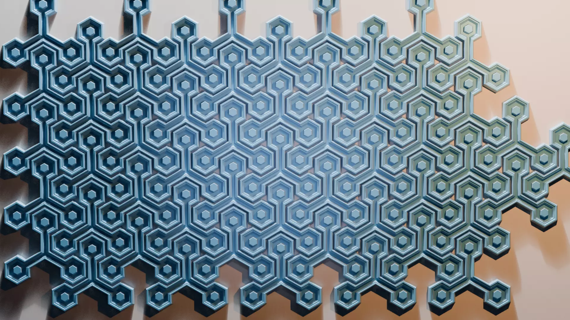 Modular Geometric Wall Panel 18 Decorative 3D Tile 3D print model_6