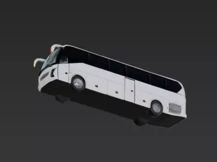 Luxury Tour Bus Holiday Coach 3D Model Rigged 3D print model_2