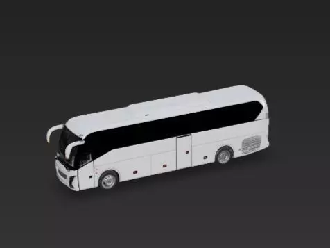 Luxury Tour Bus Holiday Coach 3D Model Rigged 3D print model_1