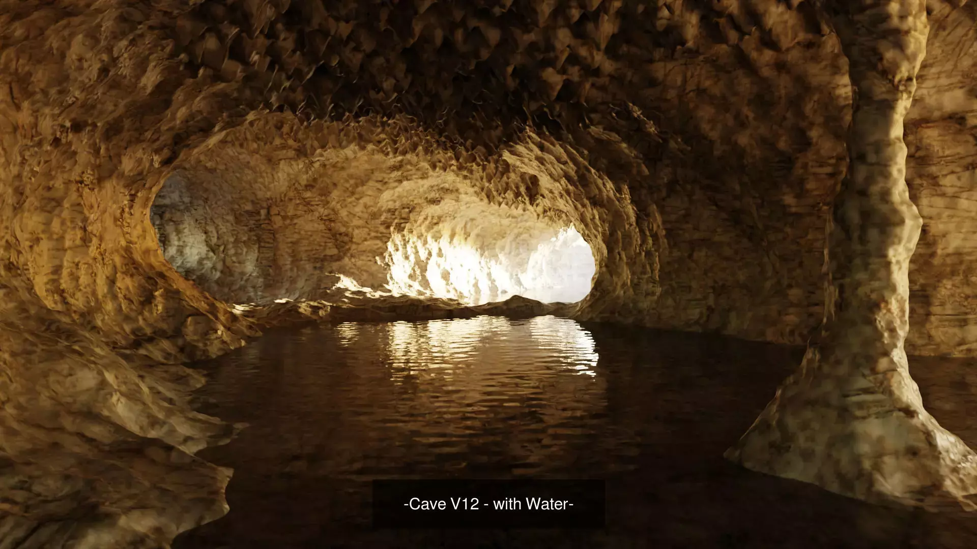 -Caves with Water- 3D Model Collection_5