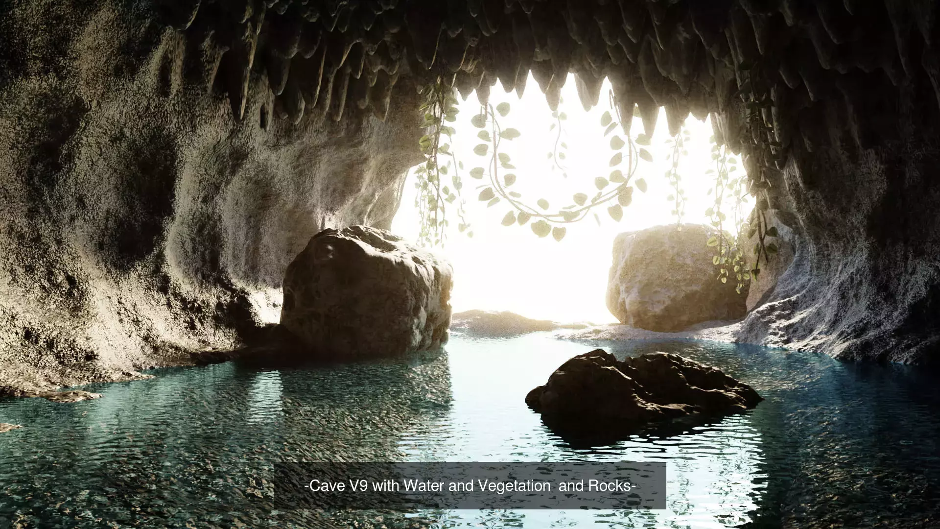 -Caves with Water- 3D Model Collection_2
