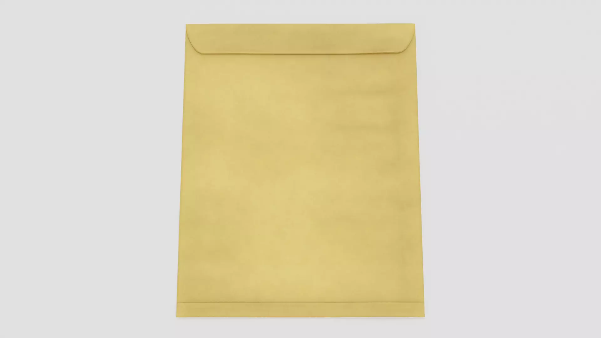 Envelope V3 - Yellow Paper Pocket 3D model
