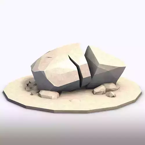 Low Poly Stones Vol4