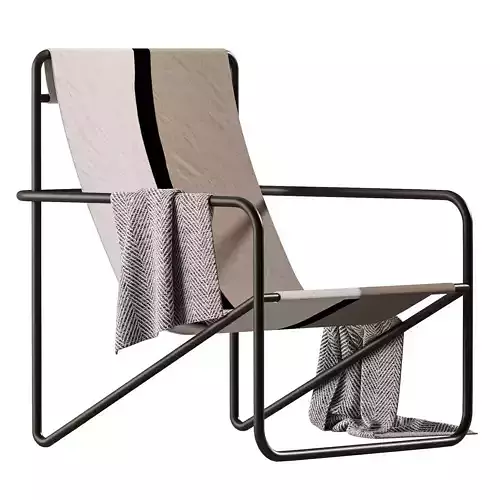 Ferm Living Desert Lounge Chair - Soil