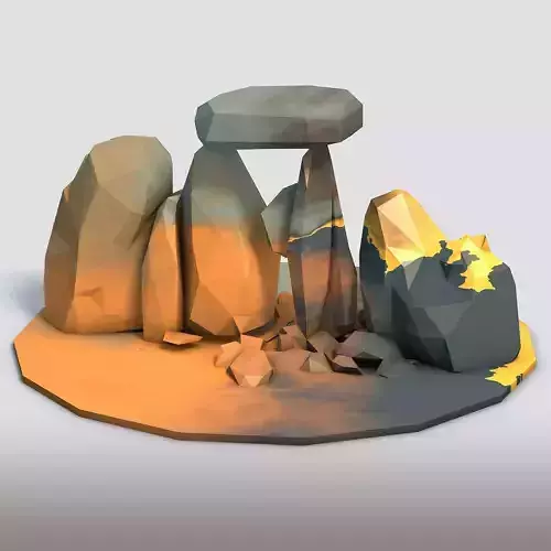 Low Poly Stones Vol1