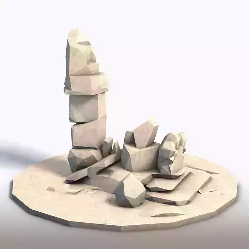Low Poly Stone Vol3