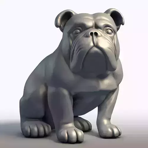 Bulldog Sculpture