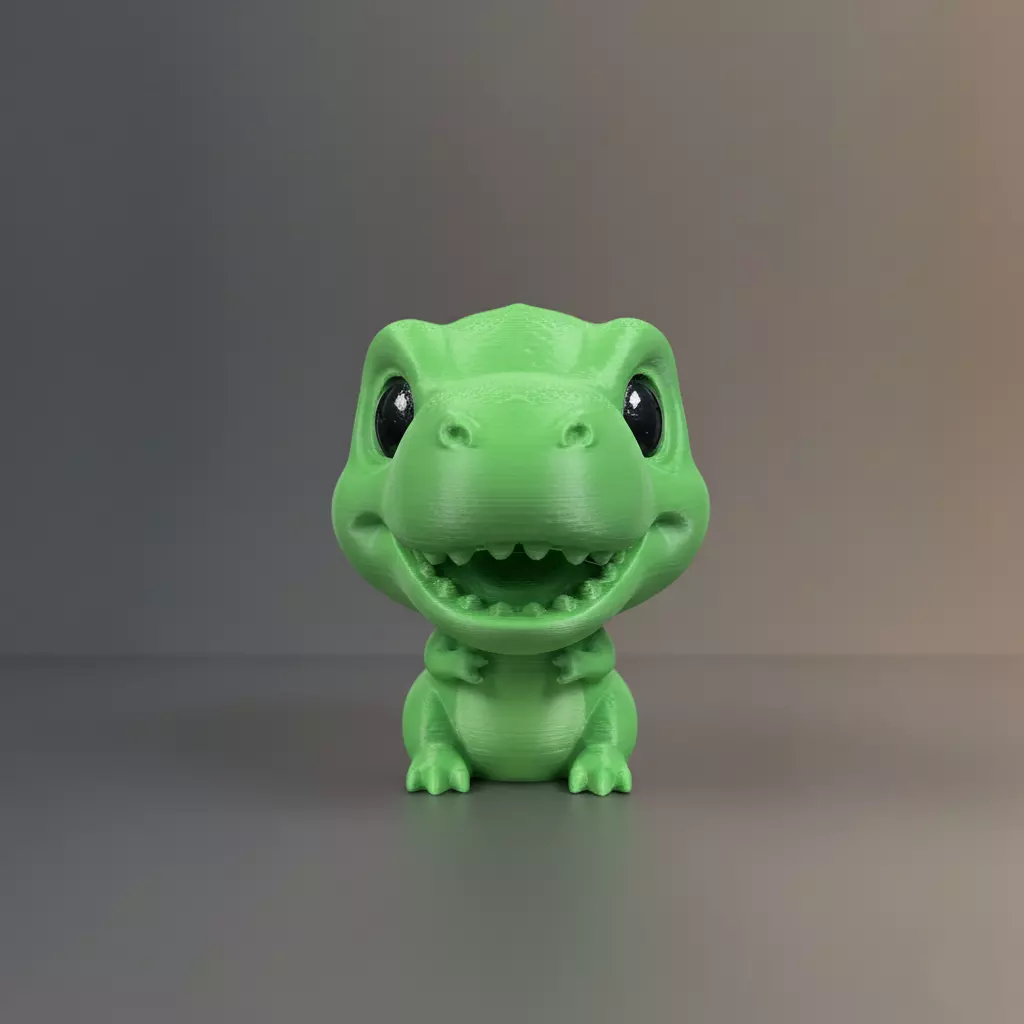 chibi dinosaur 3D print model_0