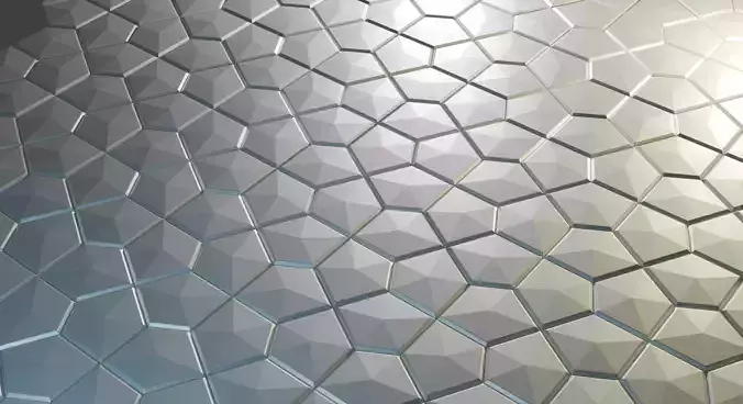 Modular Geometric Wall Panel -19S Decorative 3D Tile