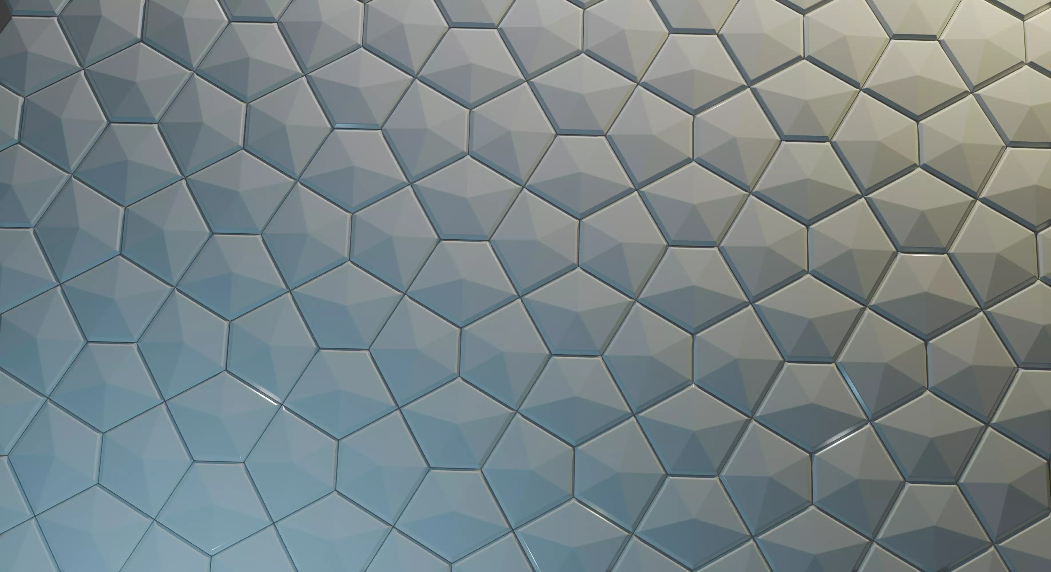 Modular Geometric Wall Panel -19S Decorative 3D Tile 3D print model_2