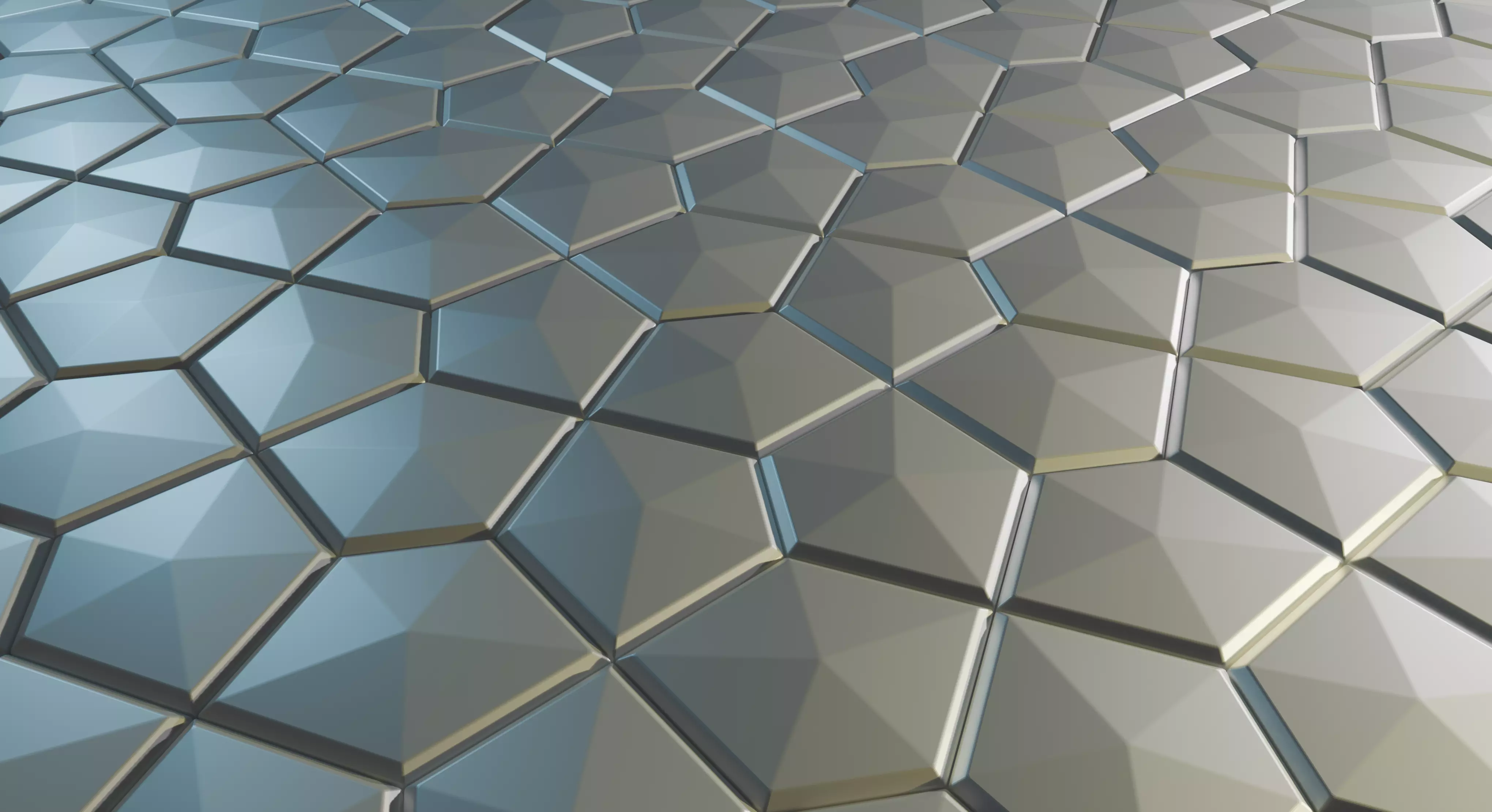 Modular Geometric Wall Panel -19S Decorative 3D Tile 3D print model_3