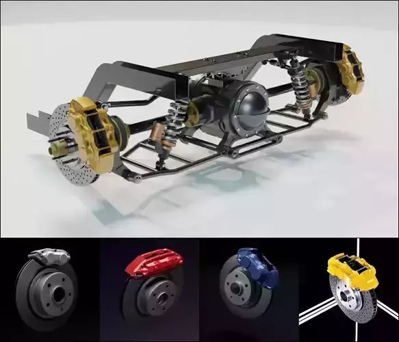 V2 Sport Suspension with Disc brakes pack