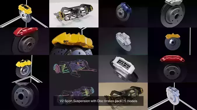 V2 Sport Suspension with Disc brakes pack