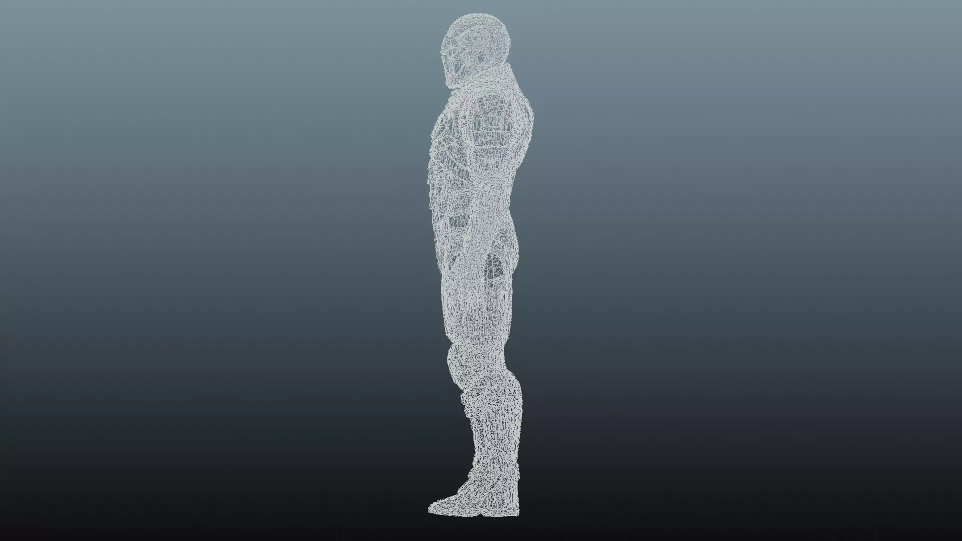 Fantasy male army character KM-6 3D model_10