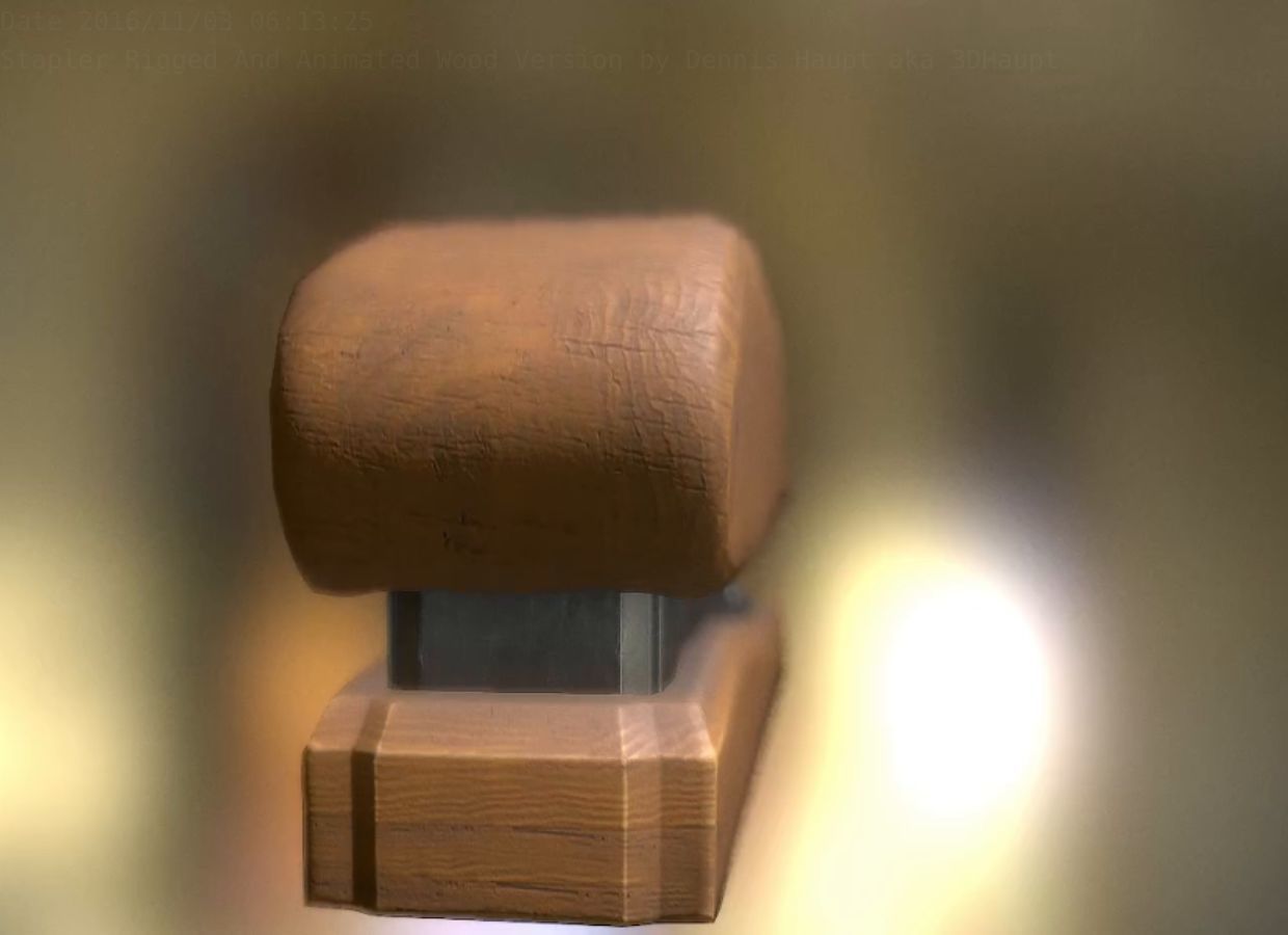 Stapler Pack Rigged And Animated Low-poly 3D model_206