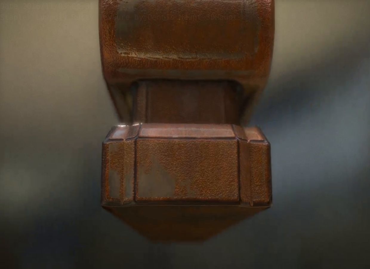 Stapler Pack Rigged And Animated Low-poly 3D model_25