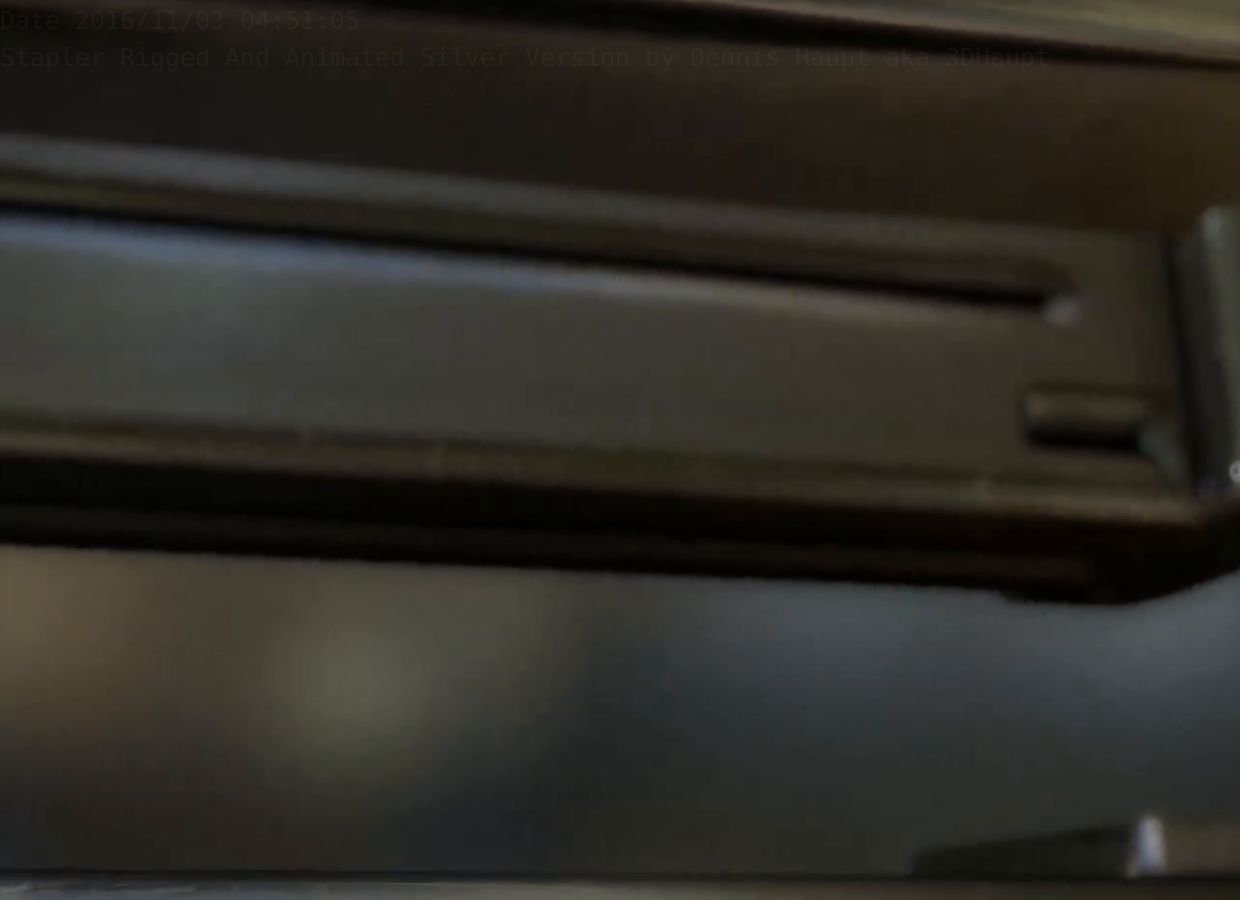 Stapler Pack Rigged And Animated Low-poly 3D model_160