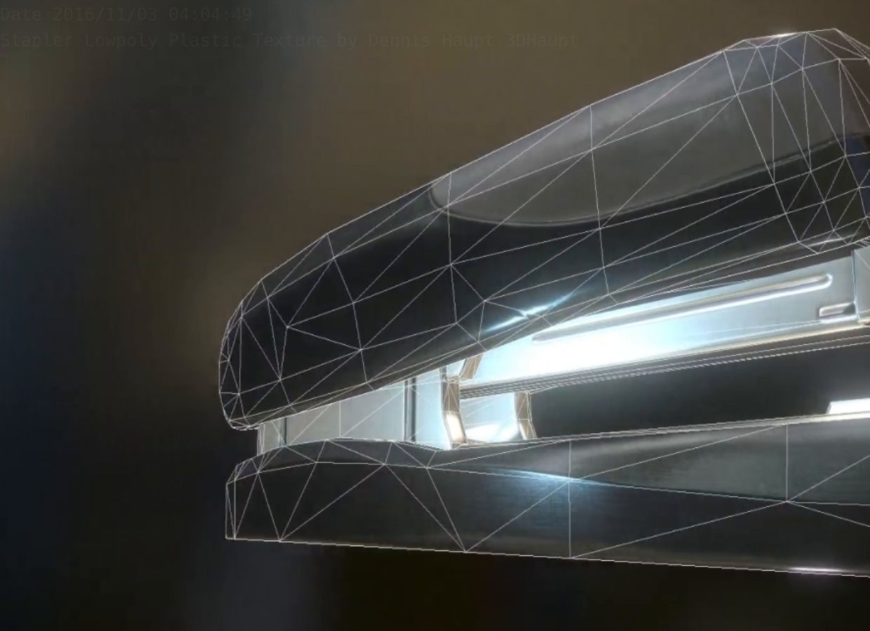 Stapler Pack Rigged And Animated Low-poly 3D model_267