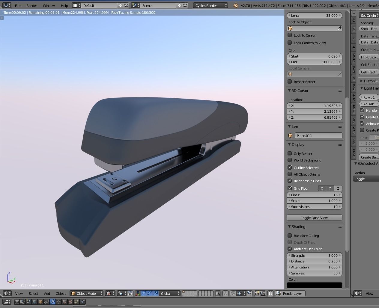 Stapler Pack Rigged And Animated Low-poly 3D model_81