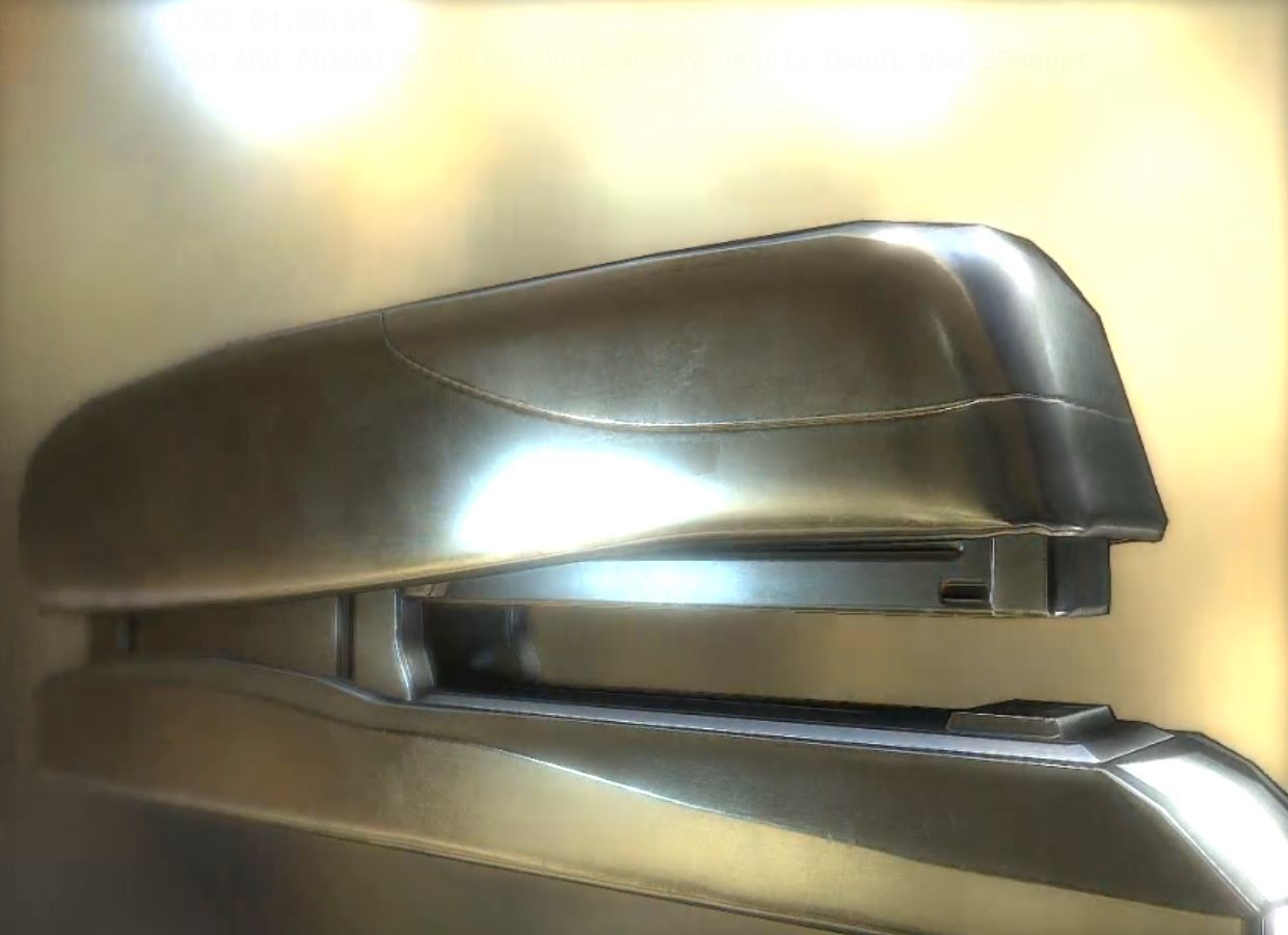 Stapler Pack Rigged And Animated Low-poly 3D model_256