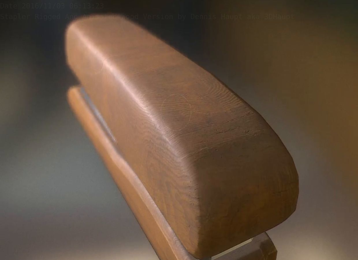 Stapler Pack Rigged And Animated Low-poly 3D model_269