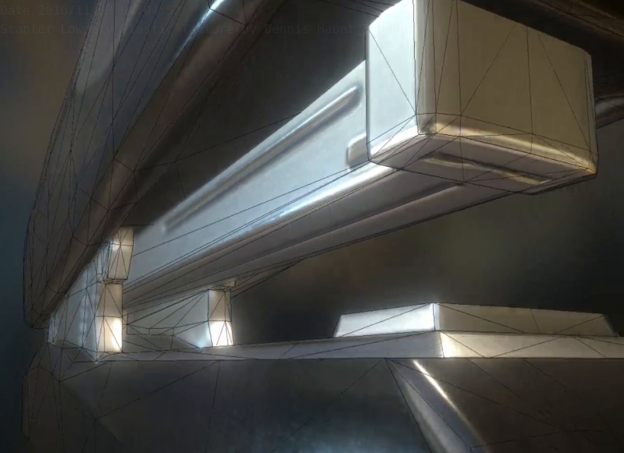 Stapler Pack Rigged And Animated Low-poly 3D model_176