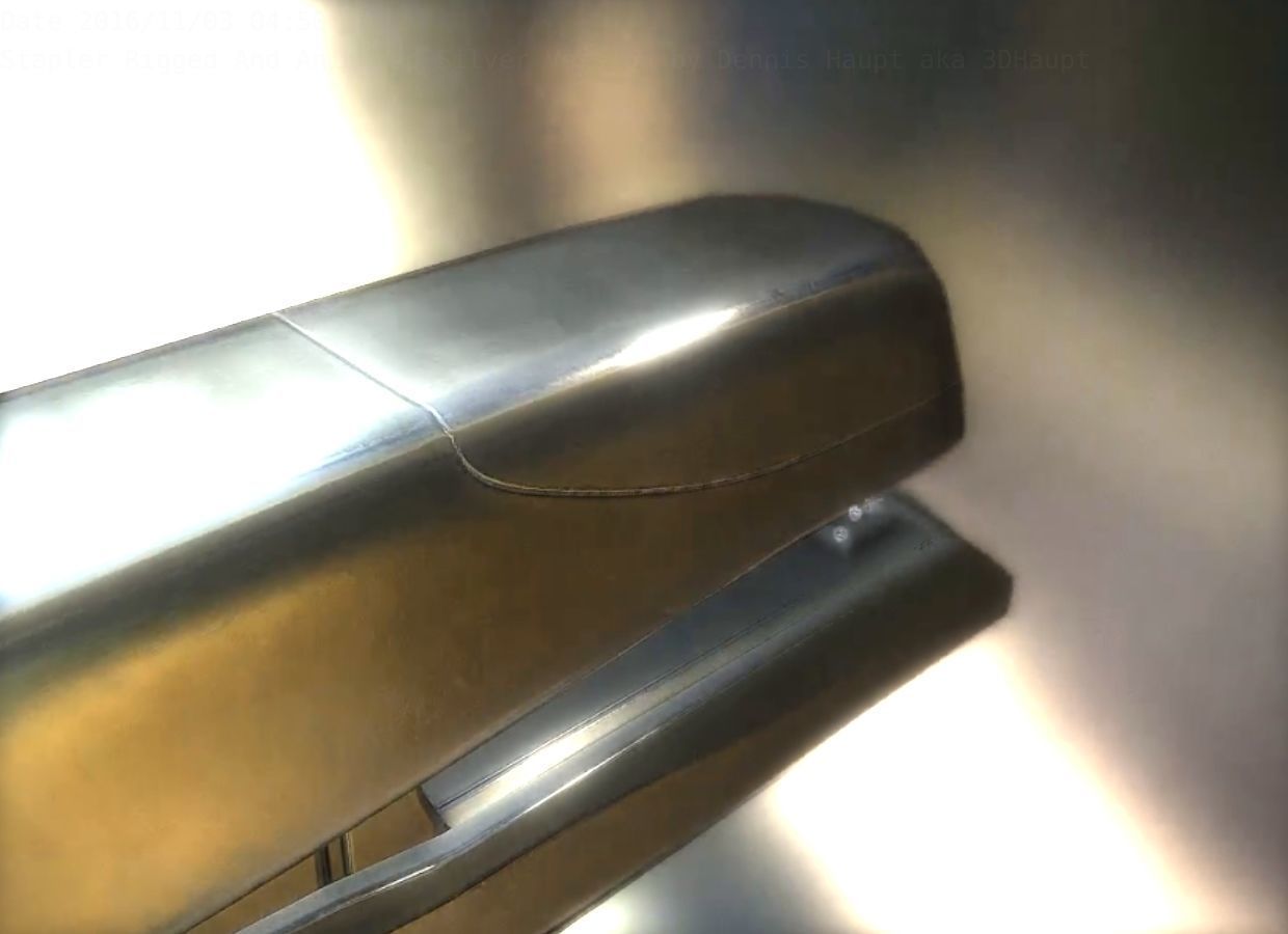 Stapler Pack Rigged And Animated Low-poly 3D model_118