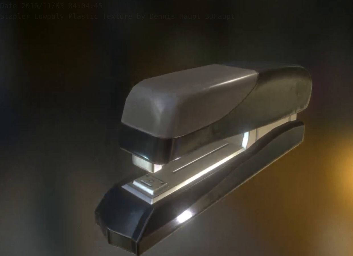 Stapler Pack Rigged And Animated Low-poly 3D model_100