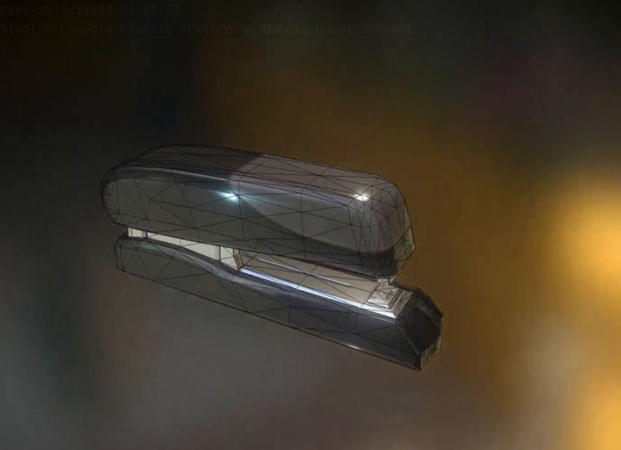Stapler Pack Rigged And Animated Low-poly 3D model_152