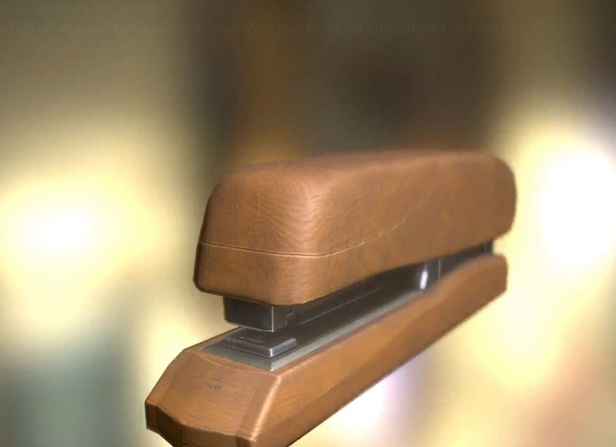 Stapler Pack Rigged And Animated Low-poly 3D model_62