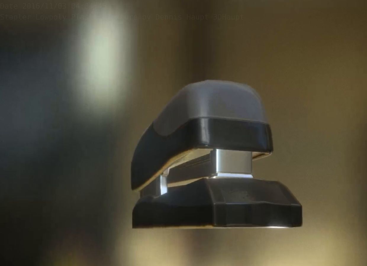 Stapler Pack Rigged And Animated Low-poly 3D model_231