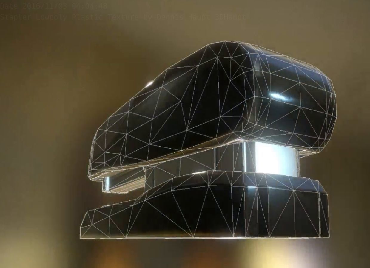 Stapler Pack Rigged And Animated Low-poly 3D model_148