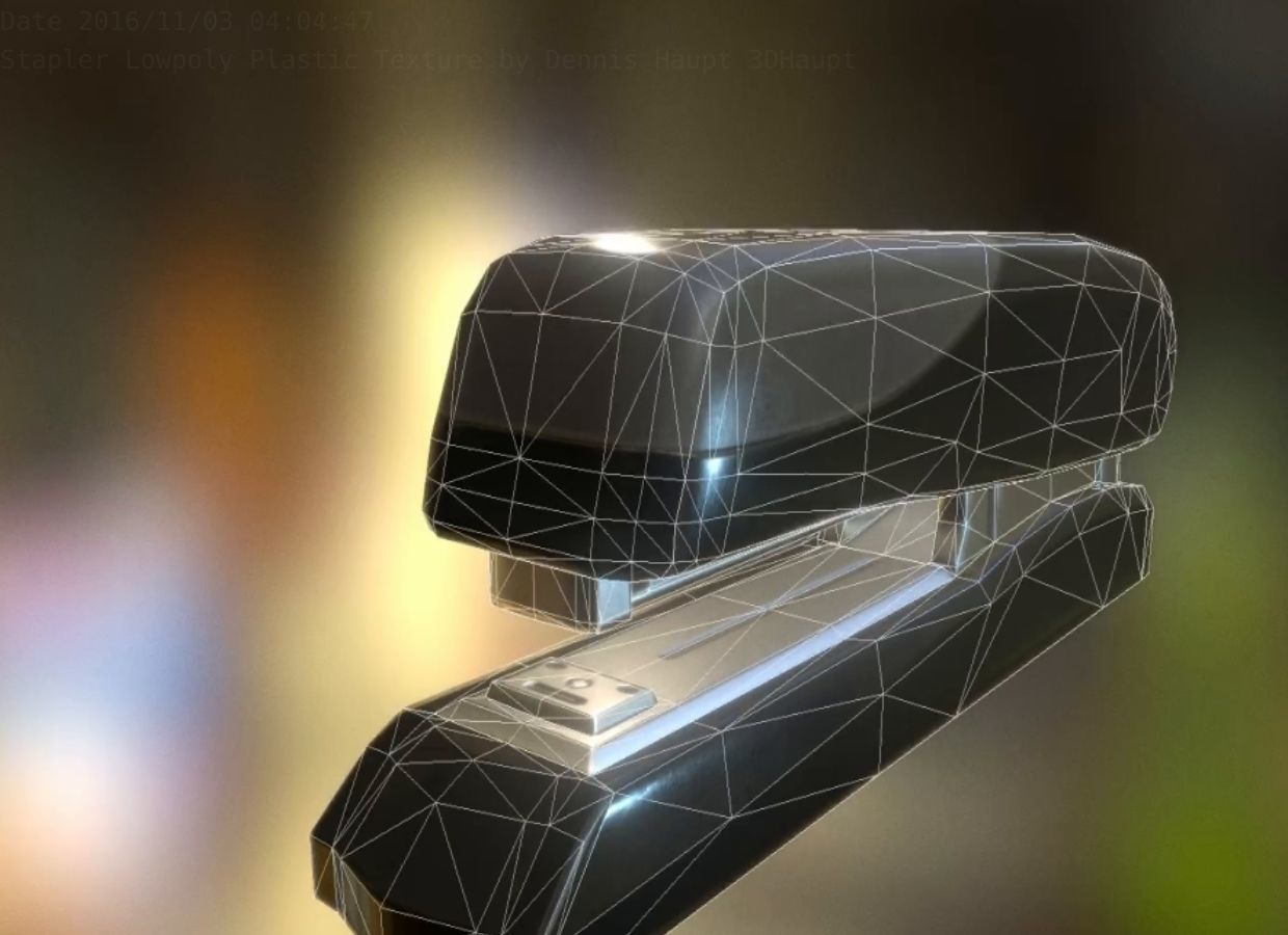 Stapler Pack Rigged And Animated Low-poly 3D model_128