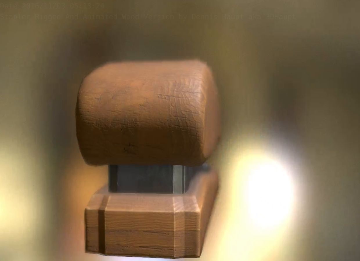 Stapler Pack Rigged And Animated Low-poly 3D model_139