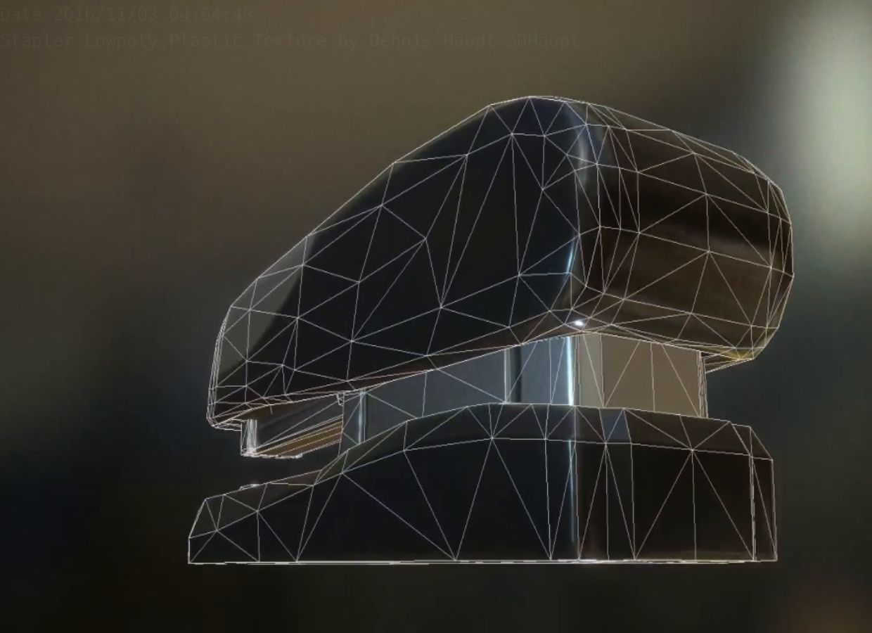 Stapler Pack Rigged And Animated Low-poly 3D model_153