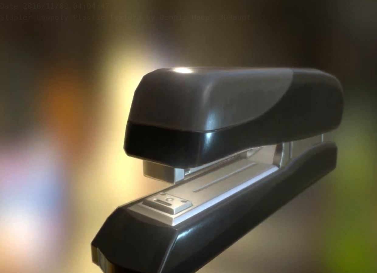 Stapler Pack Rigged And Animated Low-poly 3D model_241