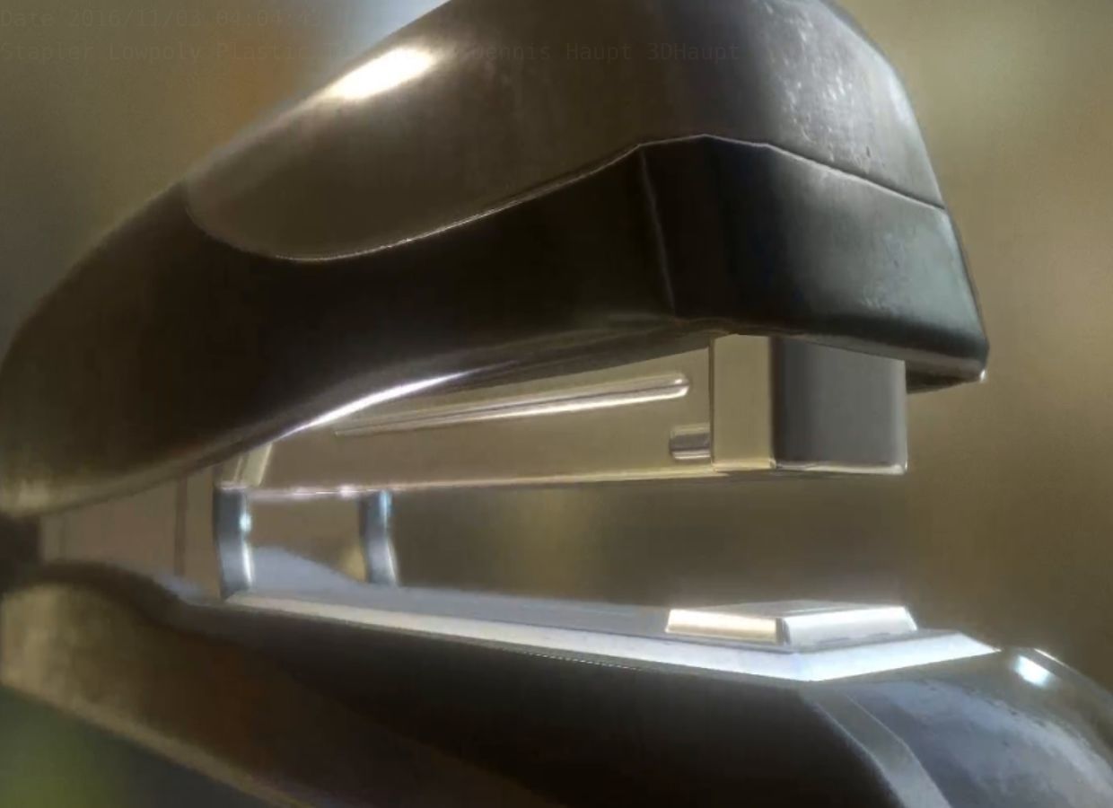 Stapler Pack Rigged And Animated Low-poly 3D model_218