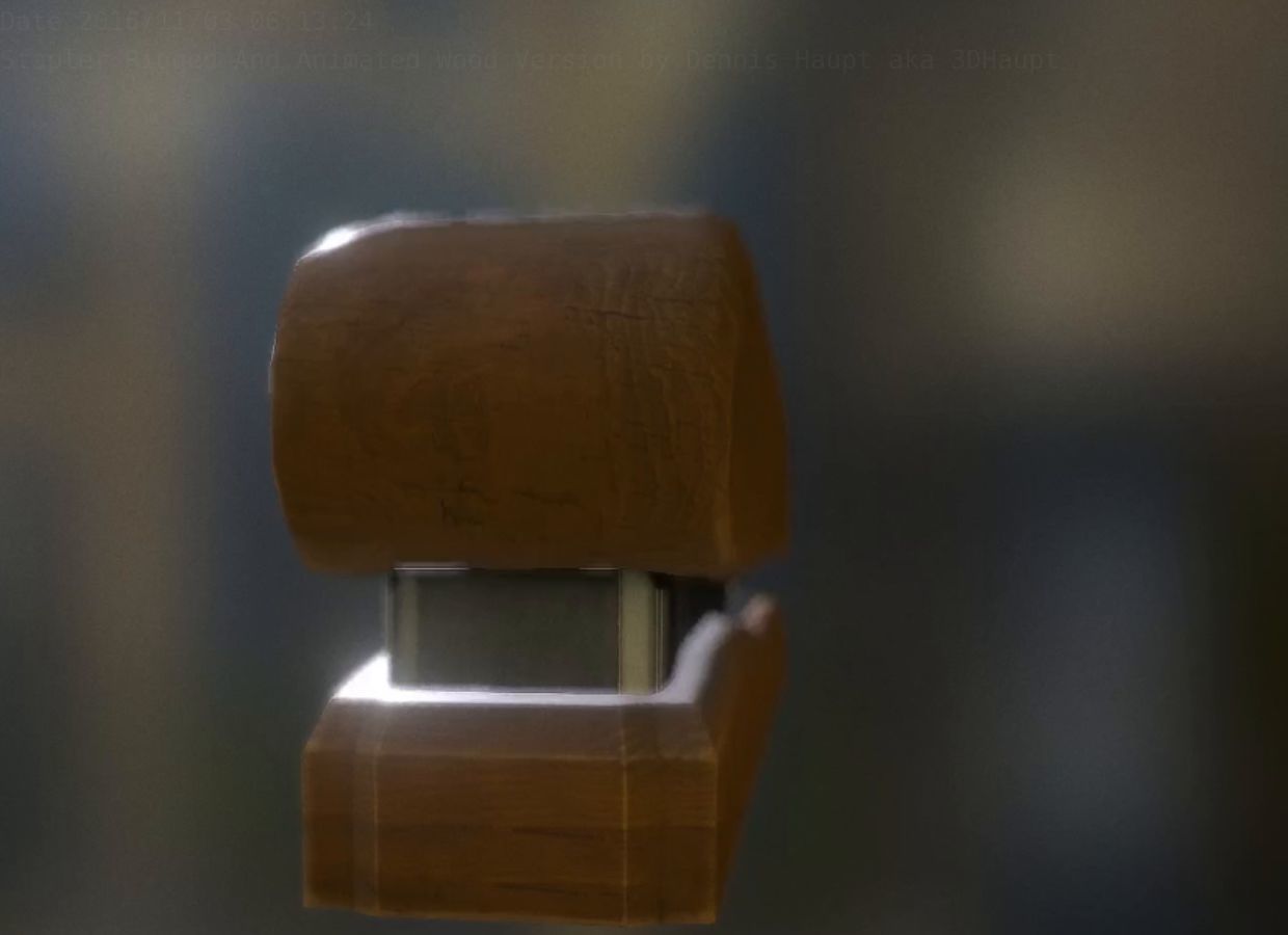 Stapler Pack Rigged And Animated Low-poly 3D model_75