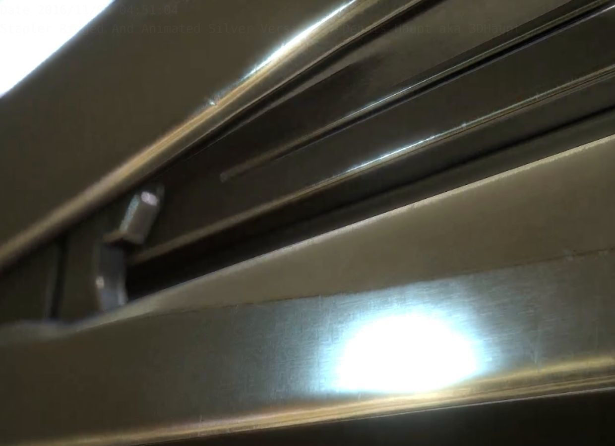 Stapler Pack Rigged And Animated Low-poly 3D model_235