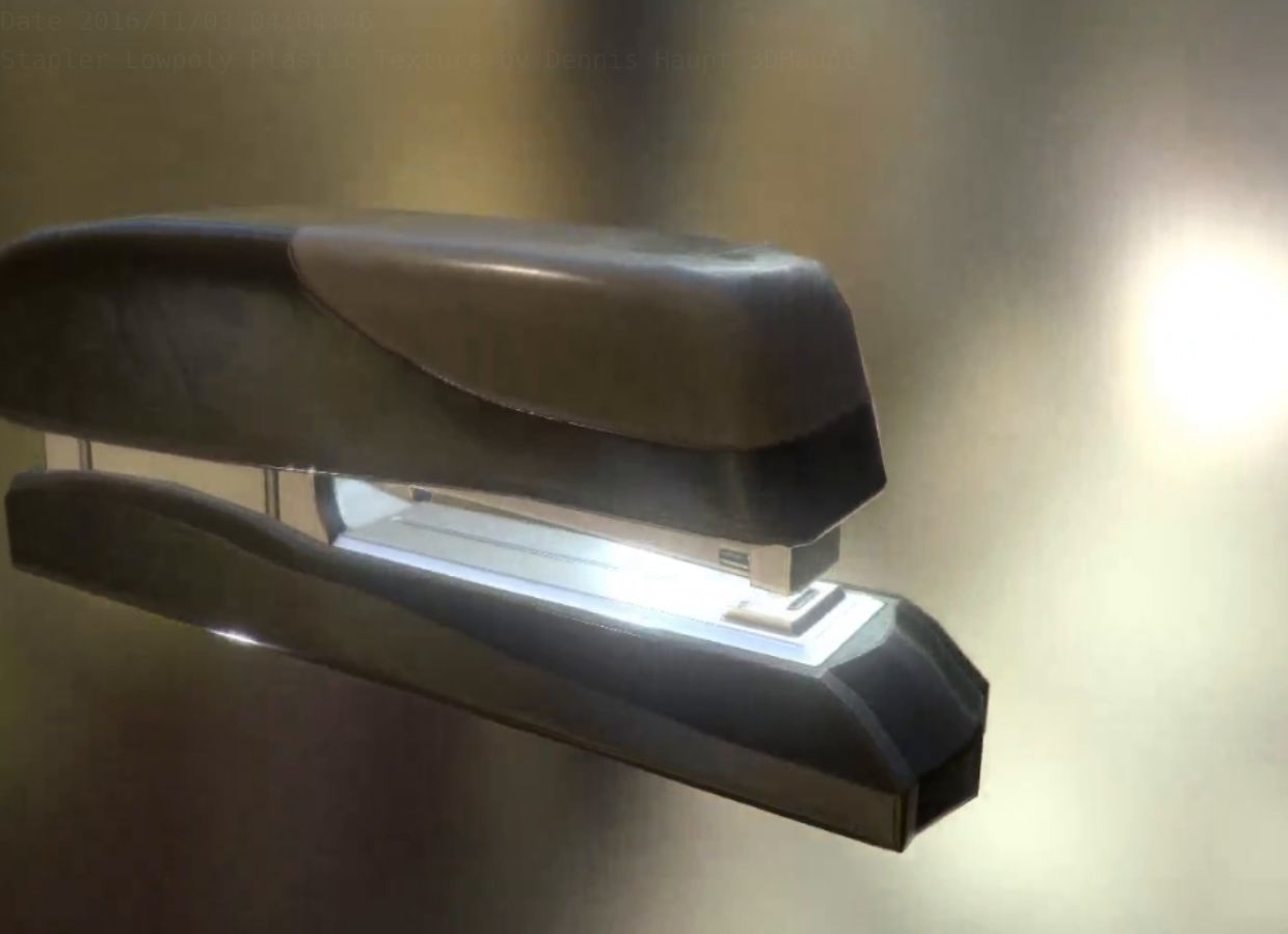 Stapler Pack Rigged And Animated Low-poly 3D model_247