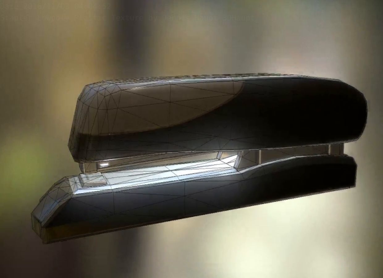 Stapler Pack Rigged And Animated Low-poly 3D model_194